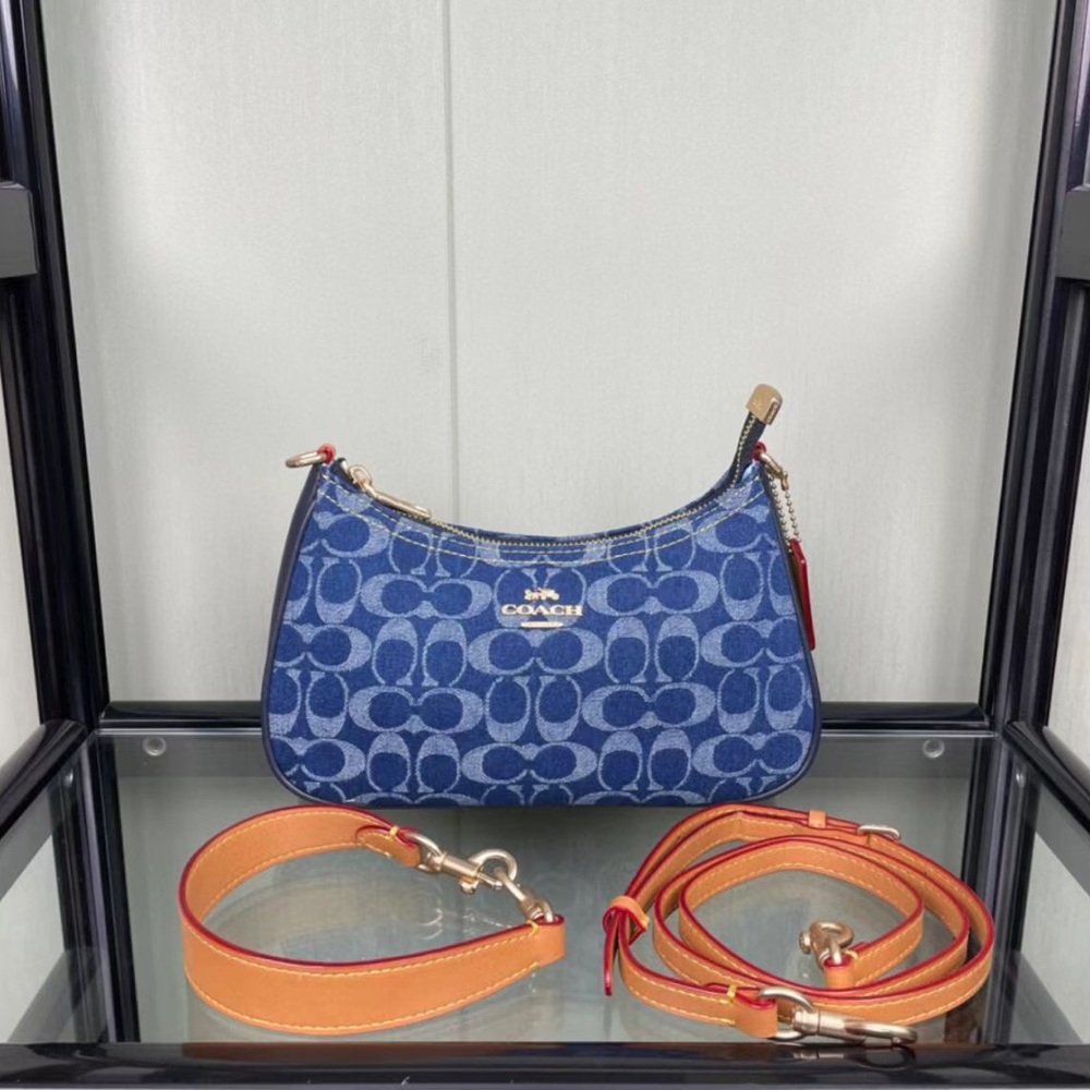 NWT Coach Blue and Orange Women's Bag